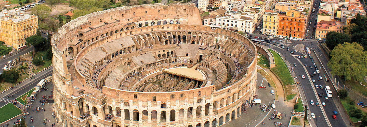 An ancient sports arena in Rome